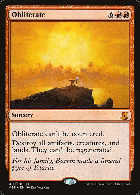 Obliterate - Foil