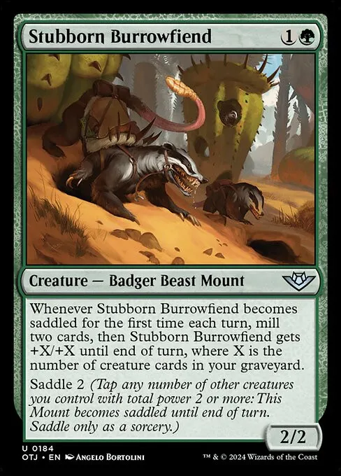 Stubborn Burrowfiend - Foil