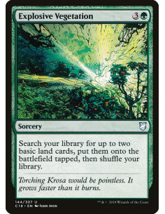 Explosive Vegetation