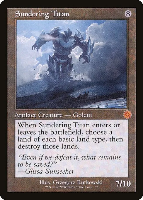 Sundering Titan - Foil