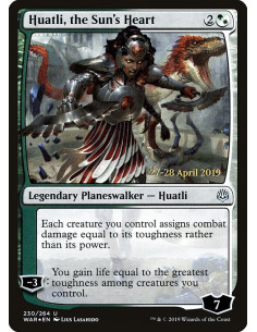 Huatli, the Sun's Heart - Foil