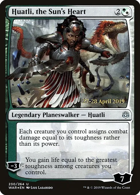 Huatli, the Sun's Heart - Foil