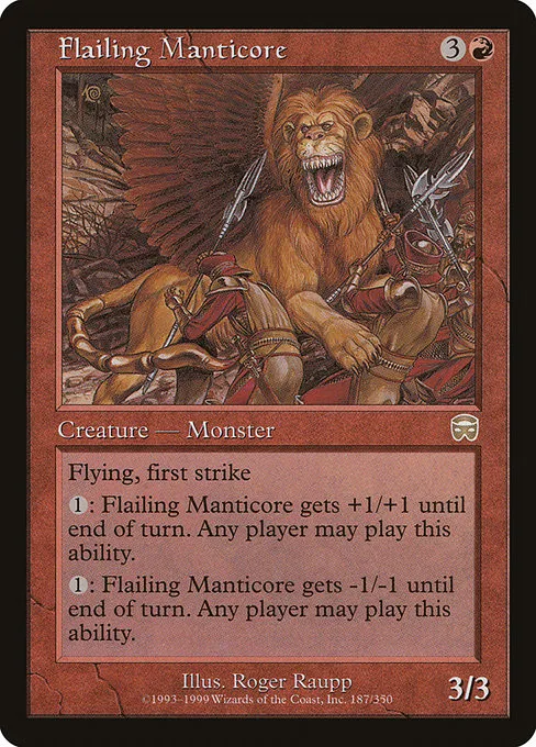 Flailing Manticore - Foil