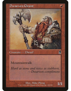 Dwarven Grunt - Foil