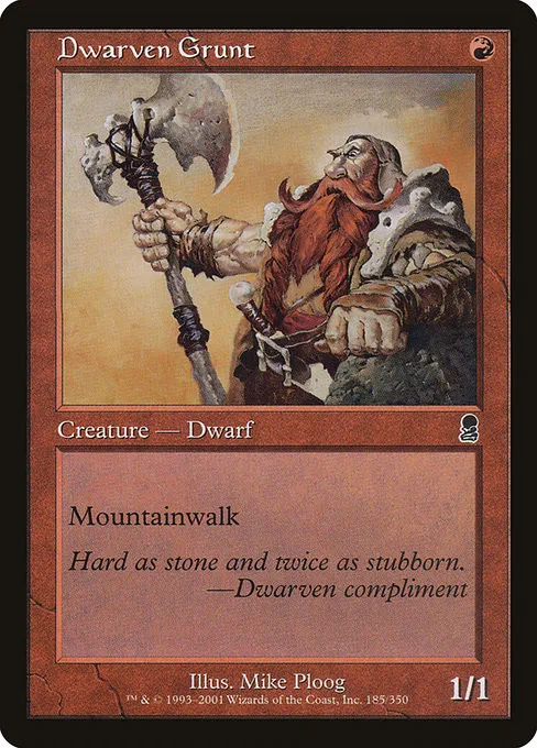 Dwarven Grunt - Foil