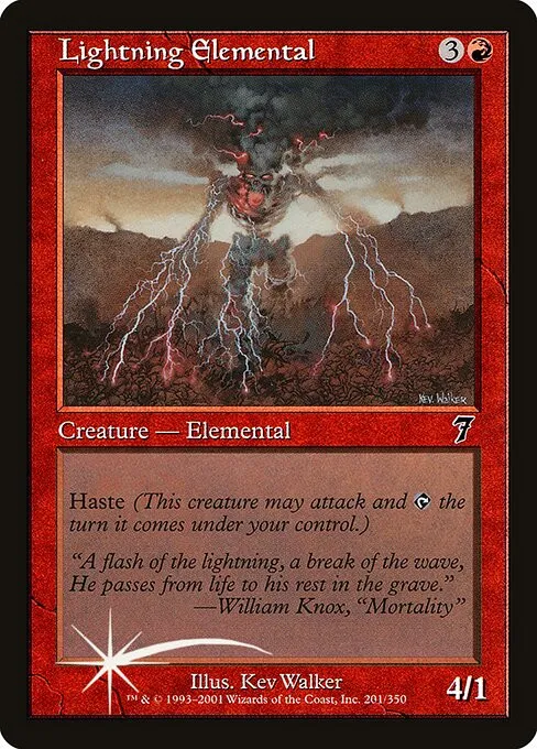 Lightning Elemental - Foil