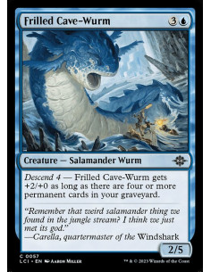 Frilled Cave-Wurm - Foil