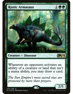Runic Armasaur - Foil