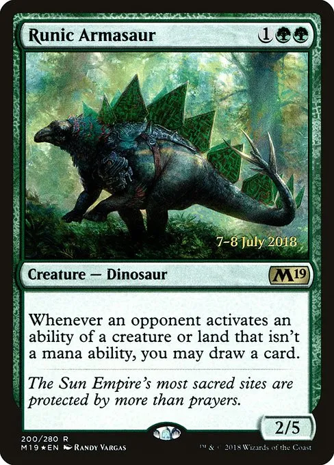 Runic Armasaur - Foil