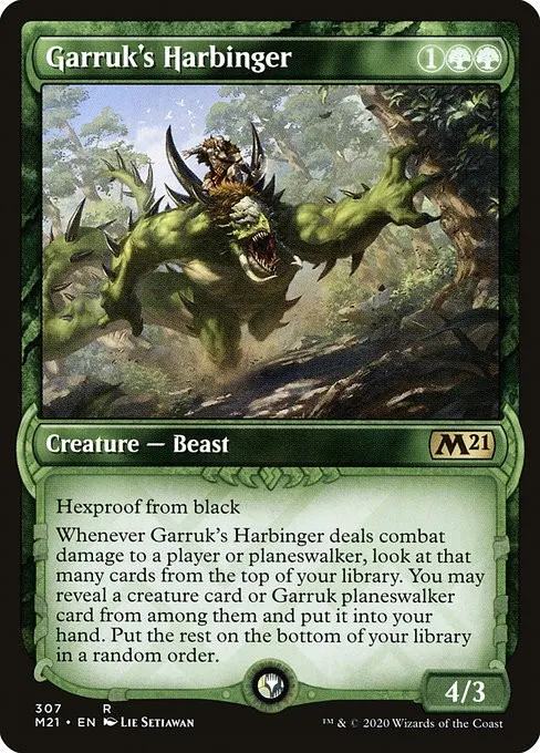 Garruk's Harbinger - Foil