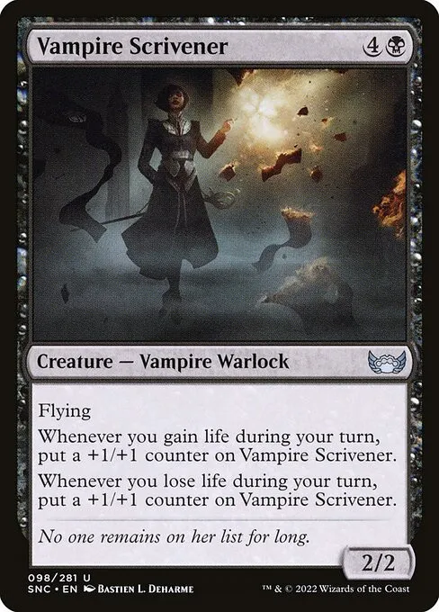 Vampire Scrivener - Foil