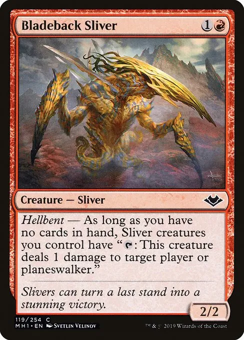 Bladeback Sliver - Foil