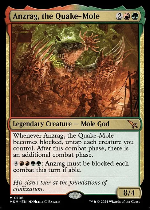 Anzrag, the Quake-Mole - Foil