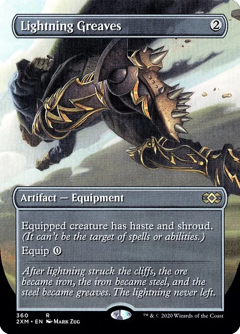 Lightning Greaves - Foil