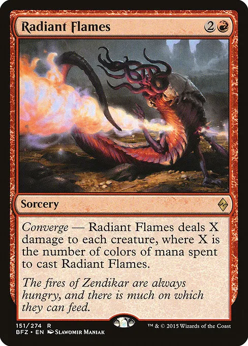 Radiant Flames - Foil