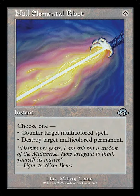 Null Elemental Blast - Foil