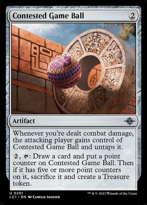 Contested Game Ball - Foil