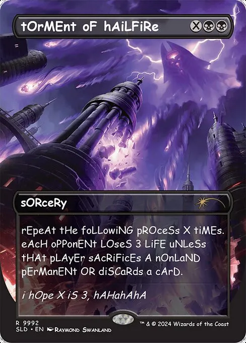 Torment of Hailfire - Foil