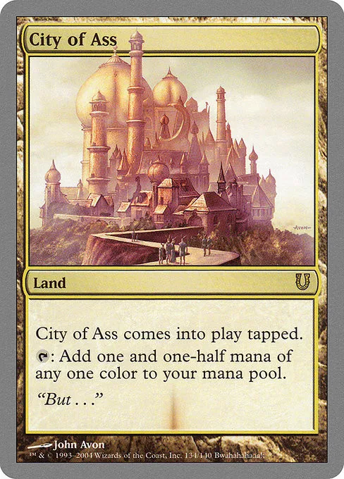 City of Ass - Foil