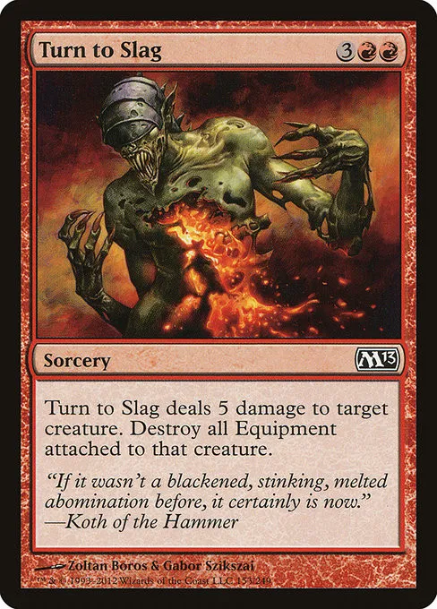 Turn to Slag - Foil