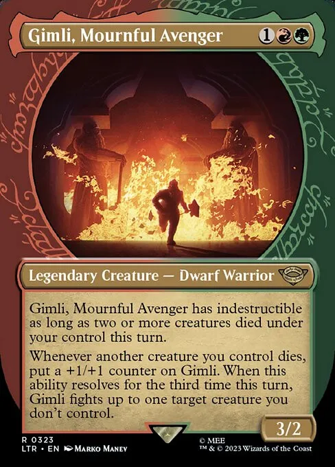 Gimli, Mournful Avenger - Foil