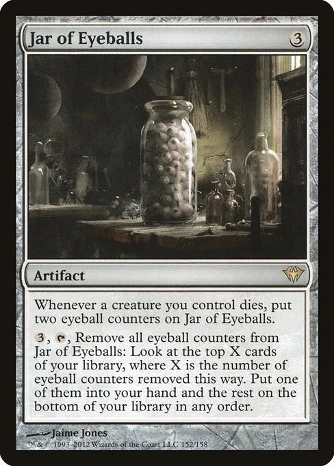 Jar of Eyeballs - Foil