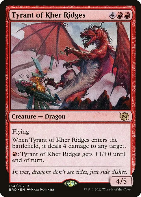 Tyrant of Kher Ridges - Foil