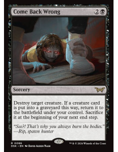 Come Back Wrong - Foil