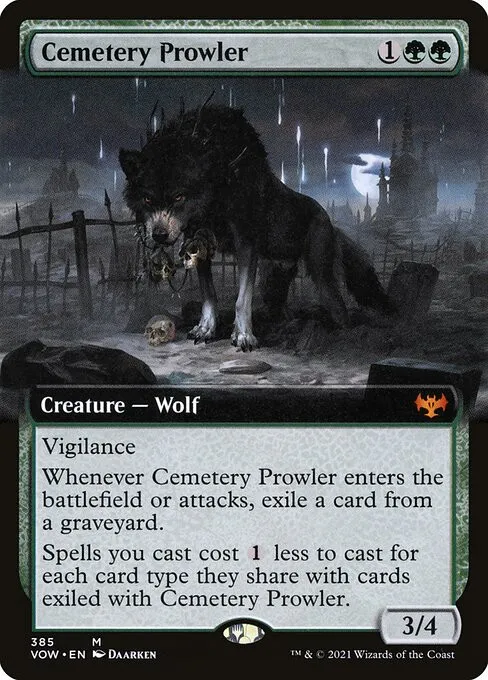 Cemetery Prowler - Foil