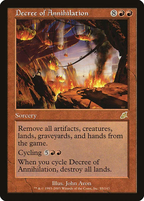 Decree of Annihilation - Foil