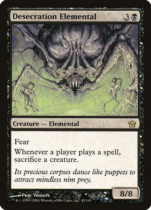 Desecration Elemental - Foil