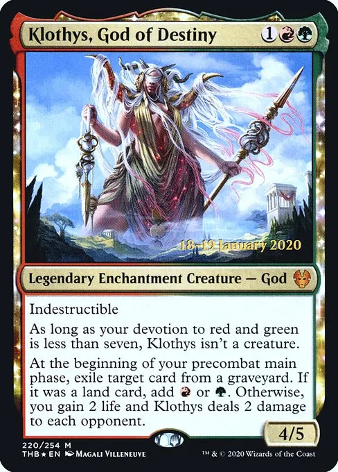 Klothys, God of Destiny - Foil