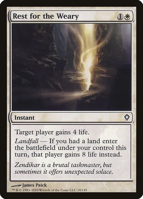 Rest for the Weary - Foil