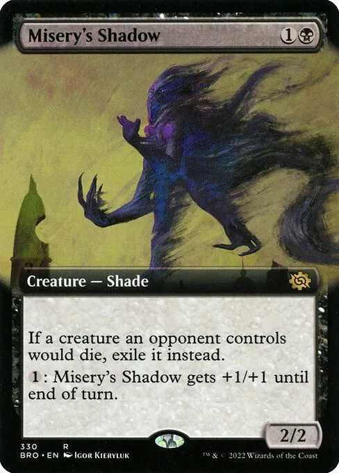 Misery's Shadow - Foil