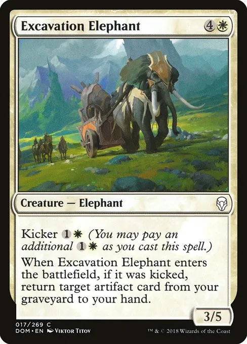 Excavation Elephant - Foil