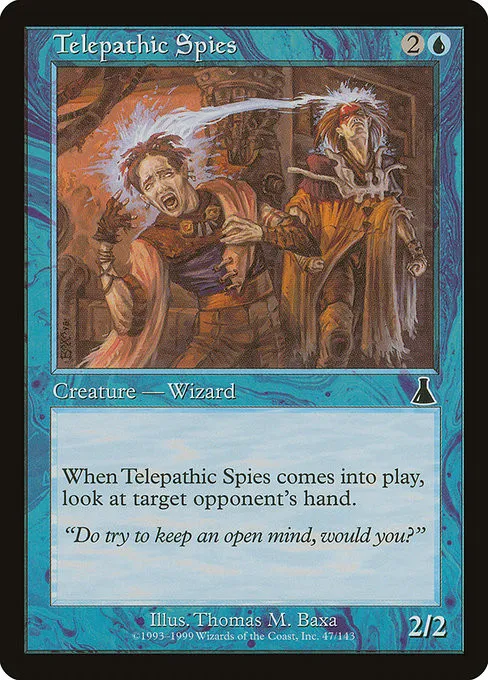Telepathic Spies - Foil