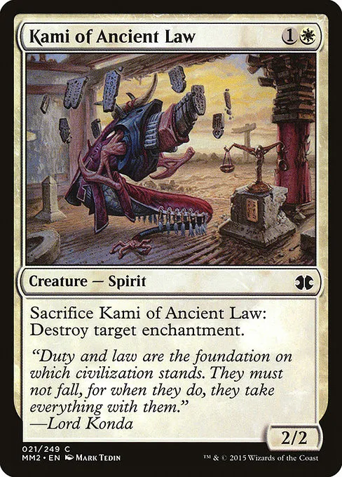 Kami of Ancient Law - Foil