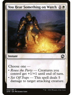 You Hear Something on Watch - Foil