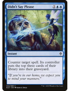 Didn't Say Please - Foil