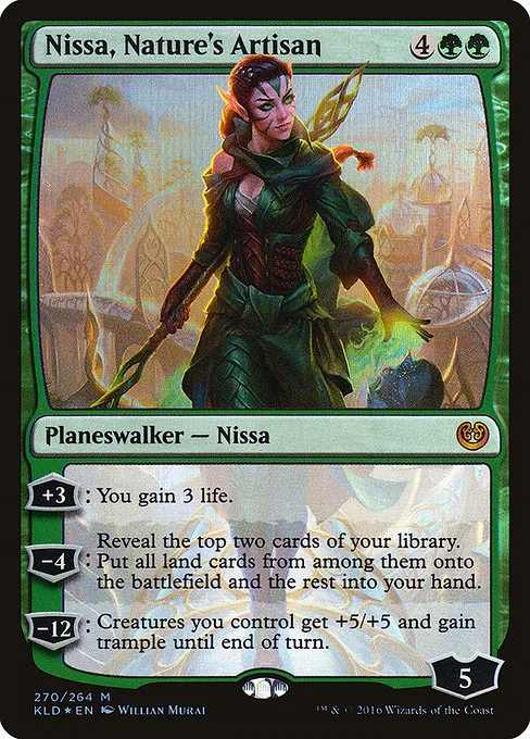 Nissa, Nature's Artisan - Foil