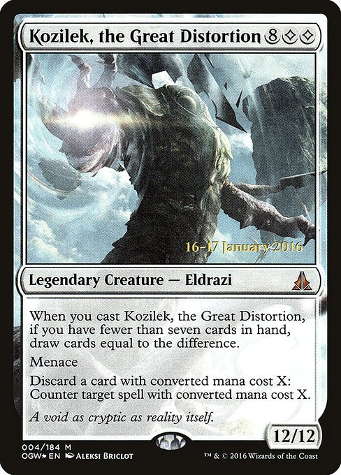 Kozilek, the Great Distortion - Foil