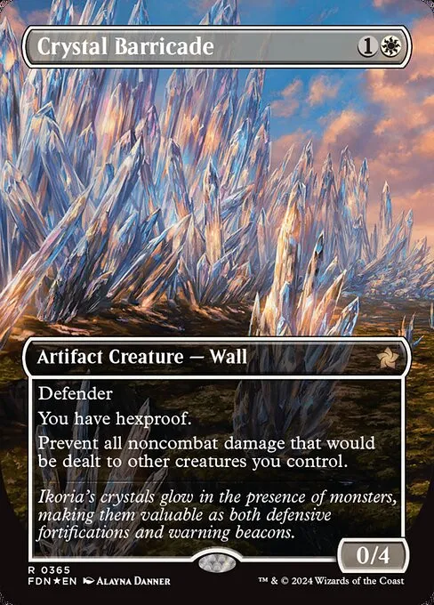 Crystal Barricade - Foil