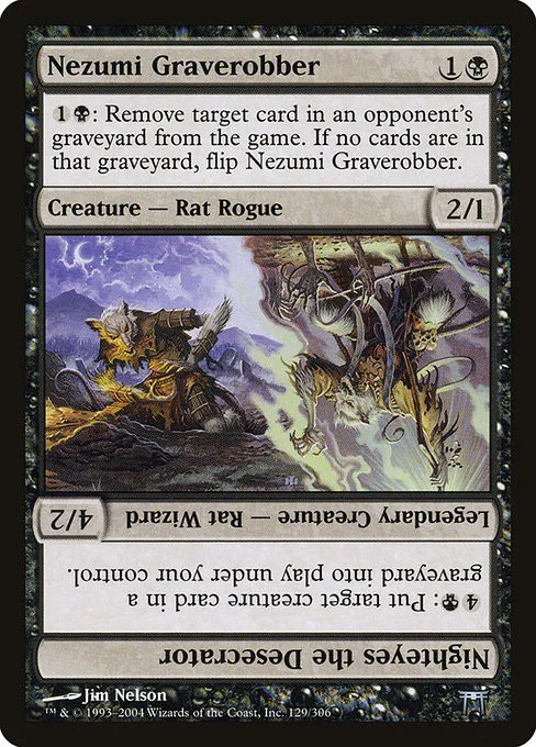 Nezumi Graverobber // Nighteyes the Desecrator - Foil