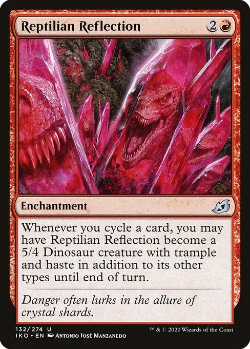 Reptilian Reflection - Foil