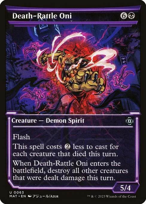 Death-Rattle Oni - Foil