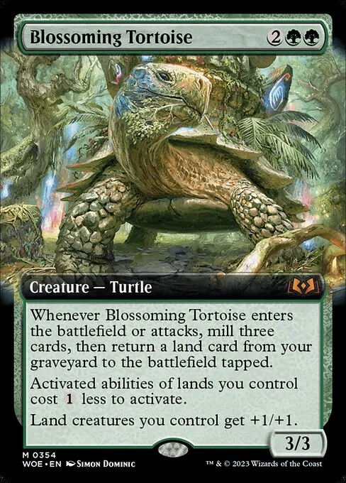 Blossoming Tortoise - Foil