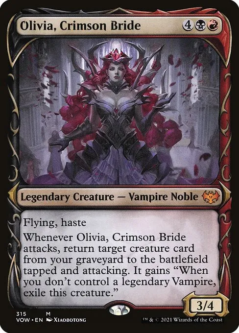 Olivia, Crimson Bride - Foil