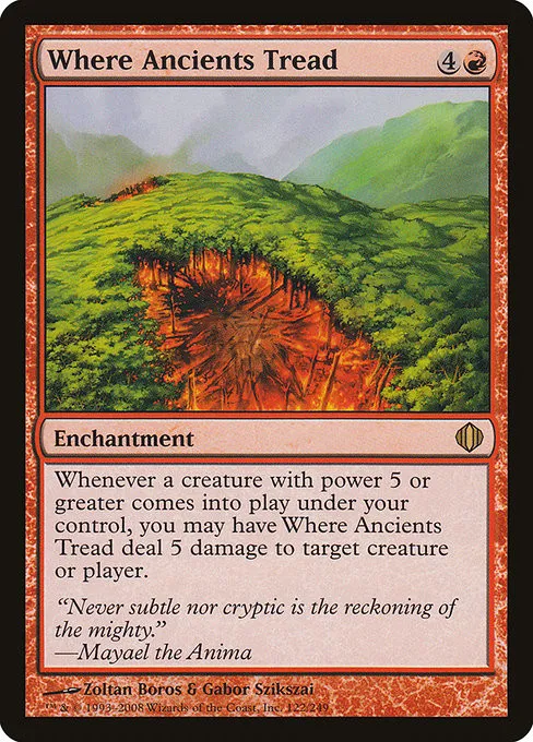 Where Ancients Tread - Foil
