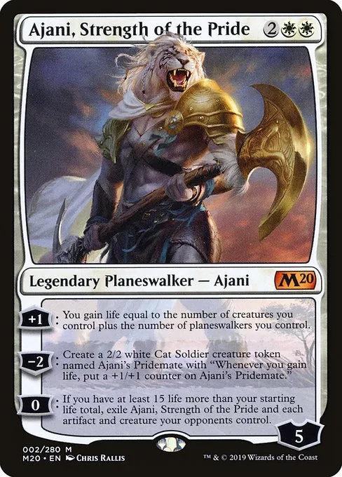 Ajani, Strength of the Pride - Foil