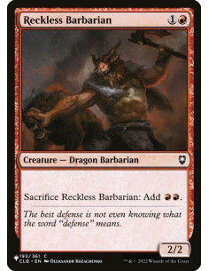 Reckless Barbarian